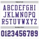 Custom White Purple-Gray Mesh Authentic Football Jersey