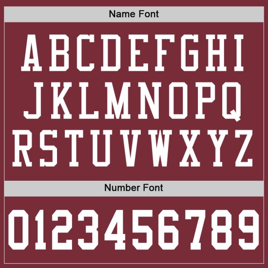 Custom Burgundy White Mesh Authentic Football Jersey