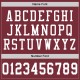 Custom Burgundy White Mesh Authentic Football Jersey